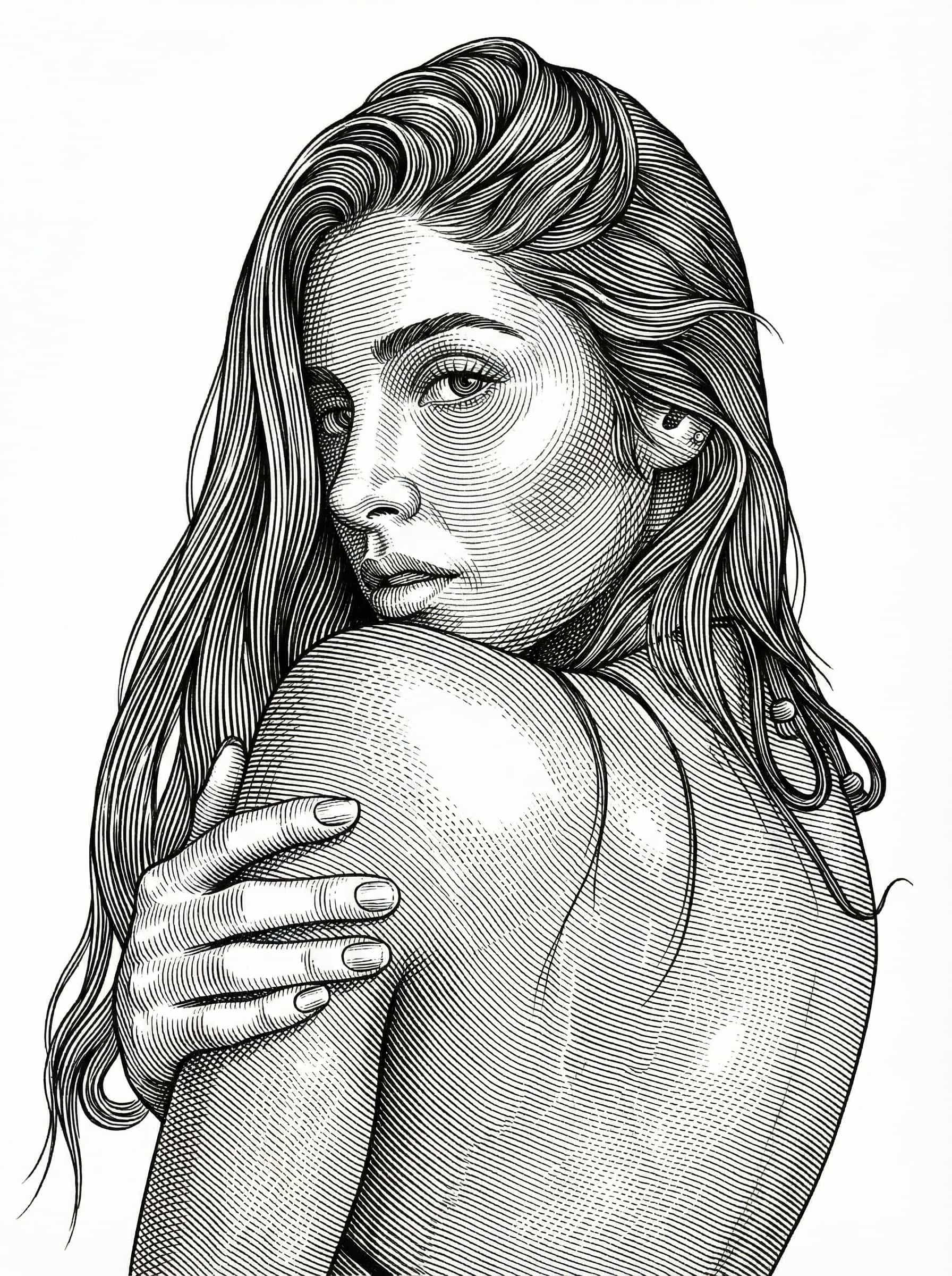 Image in the art style: guilloche linework.