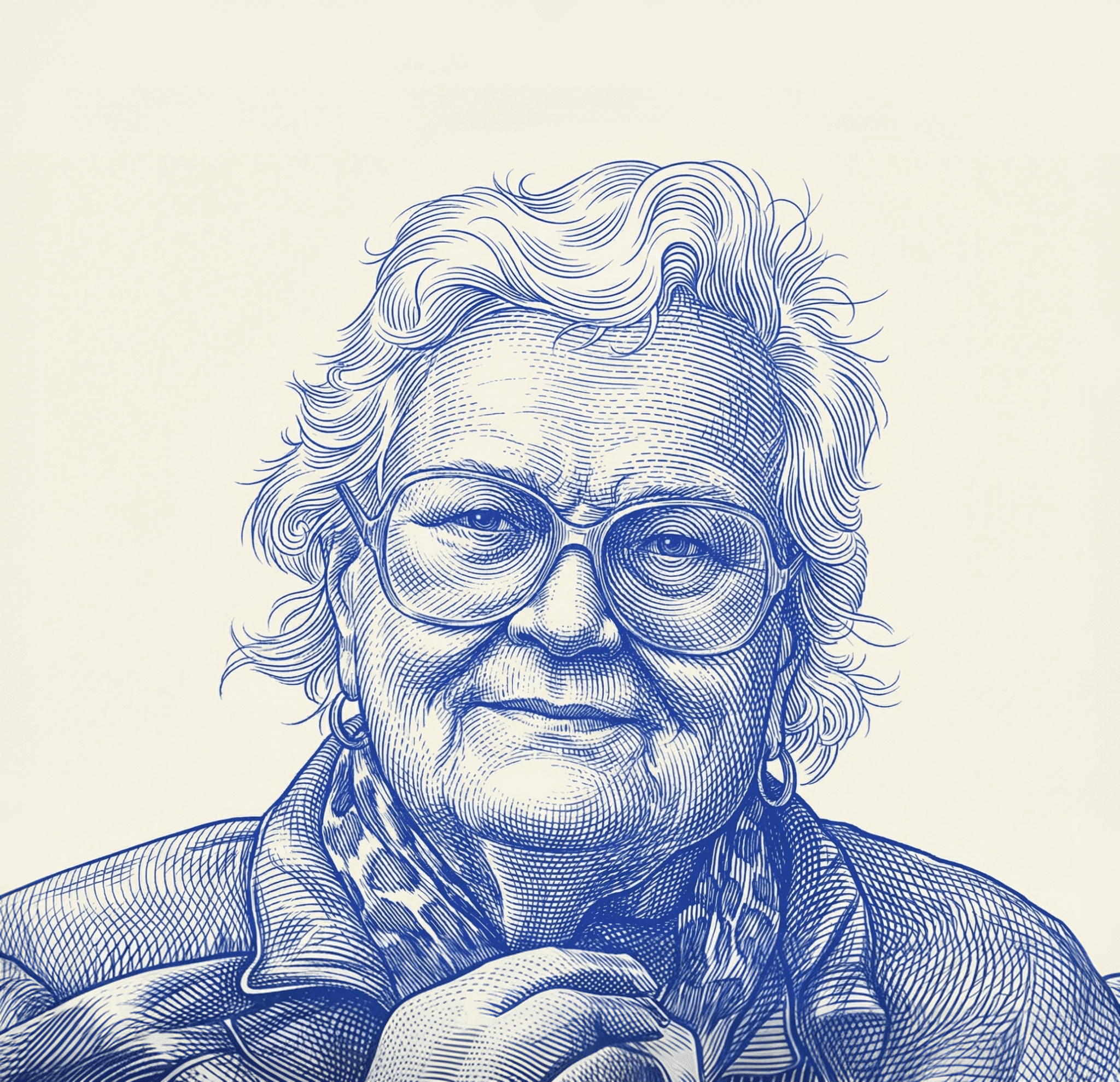 Image in the art style: guilloche linework.