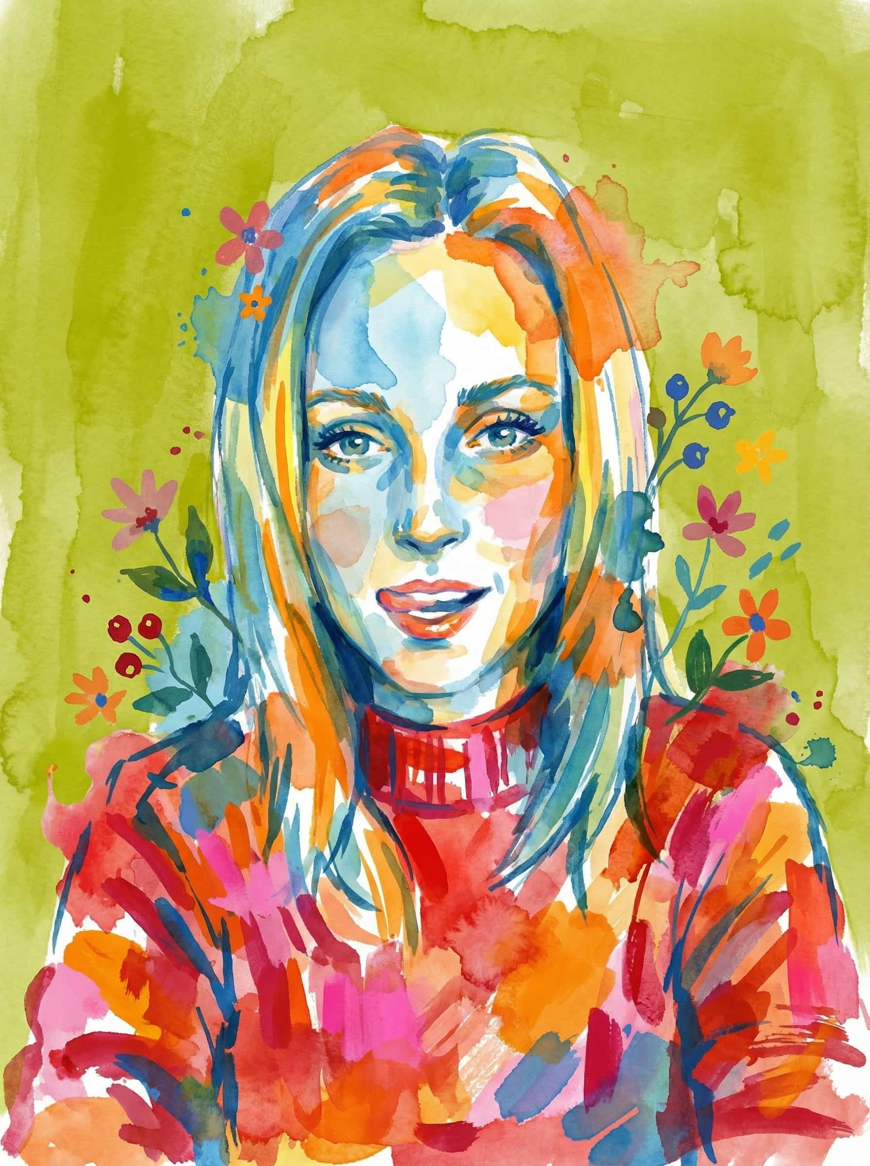 Image in the art style: floral watercolor.