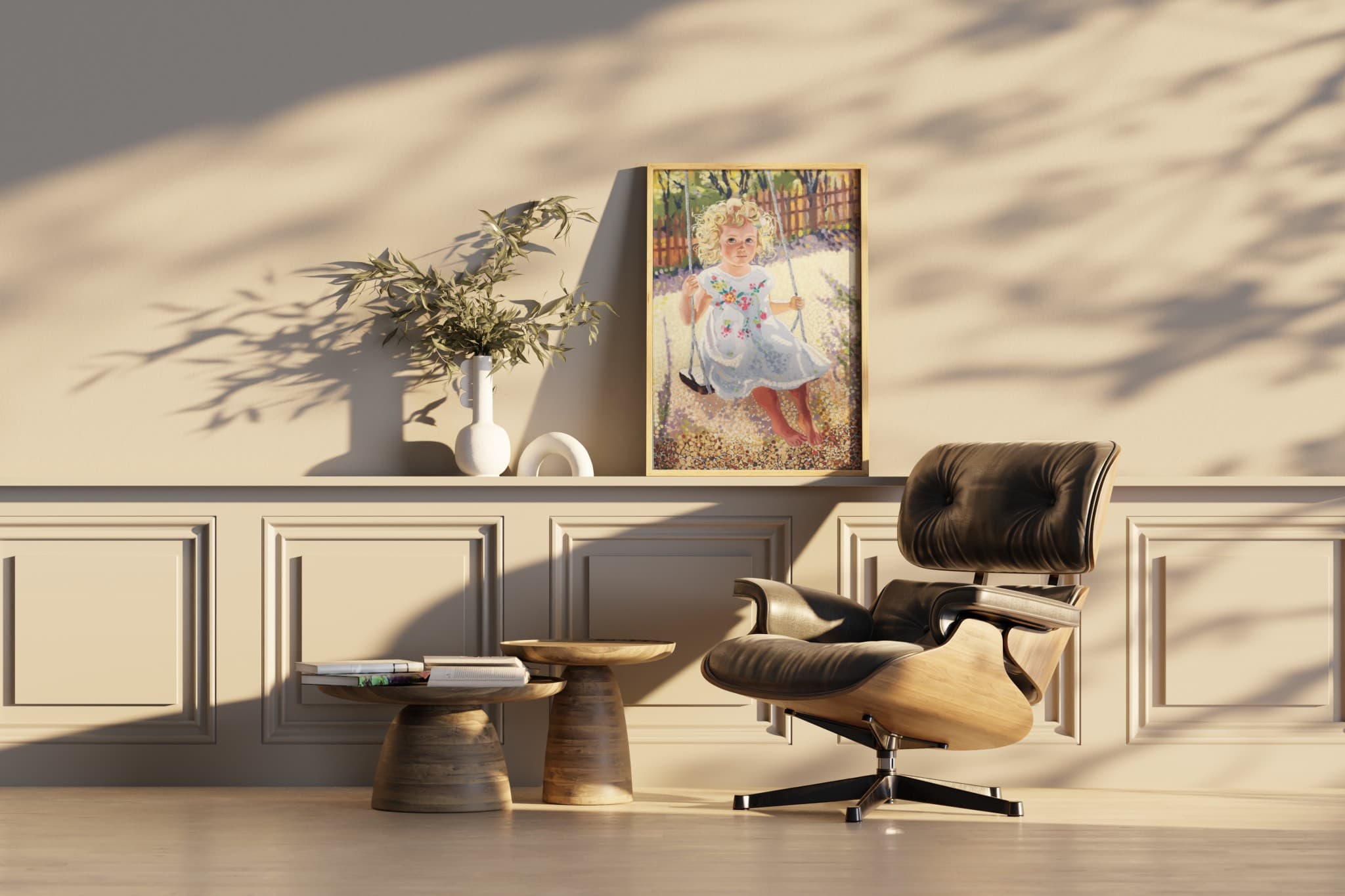 Create a Family Oil Painting Picture