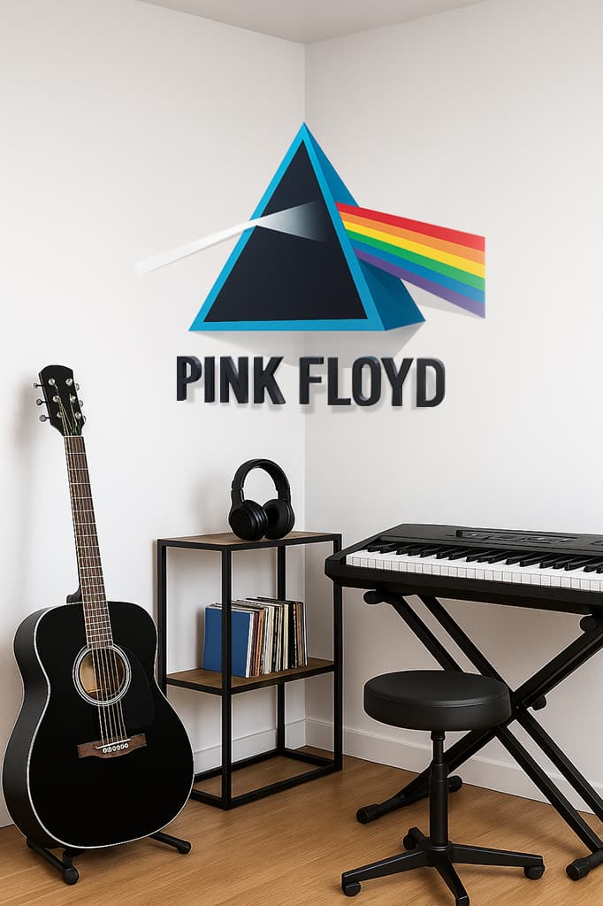 Pink Floyd Prism 3D Wall Art