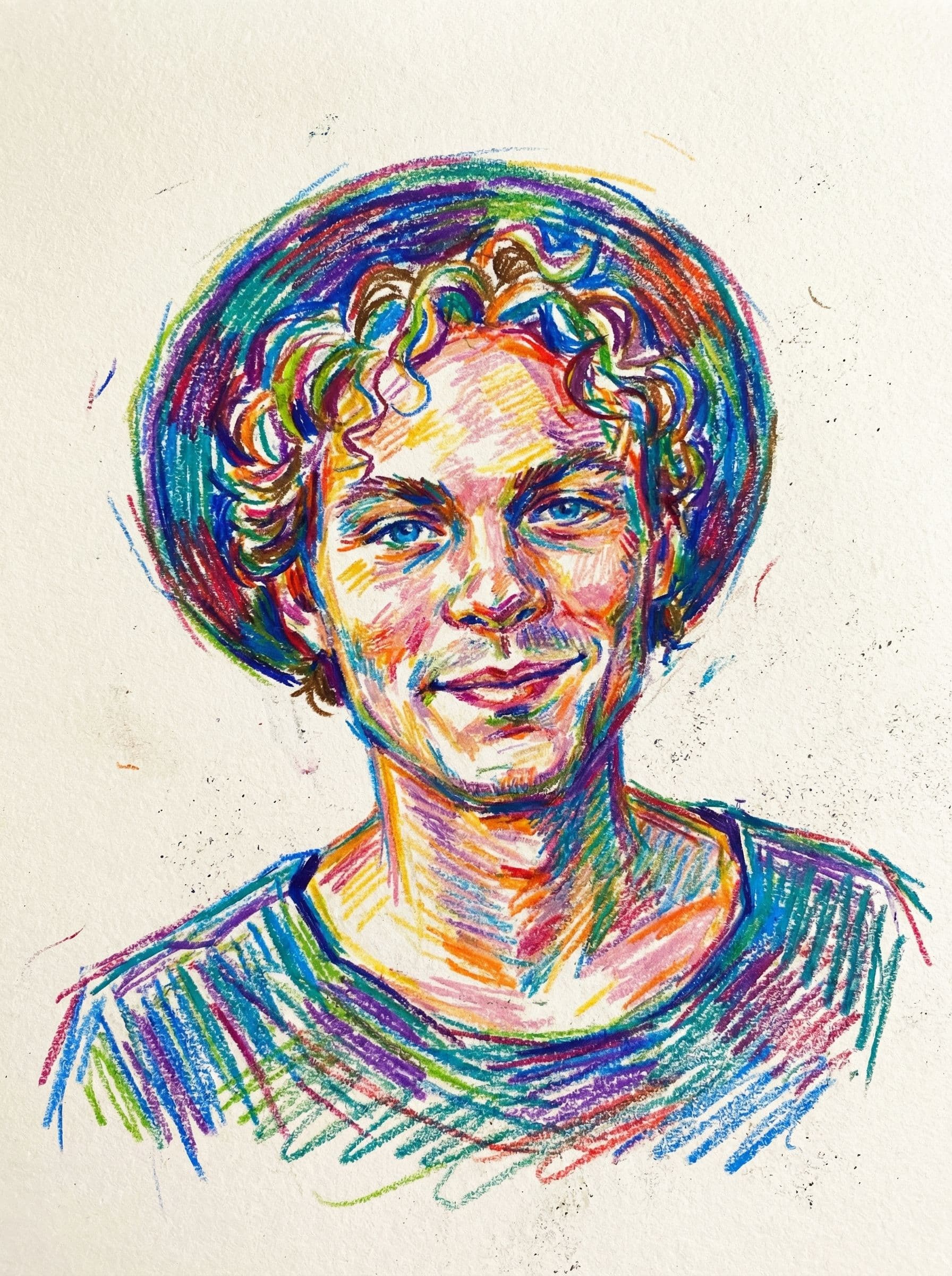 Image in the art style: pastel drawing.