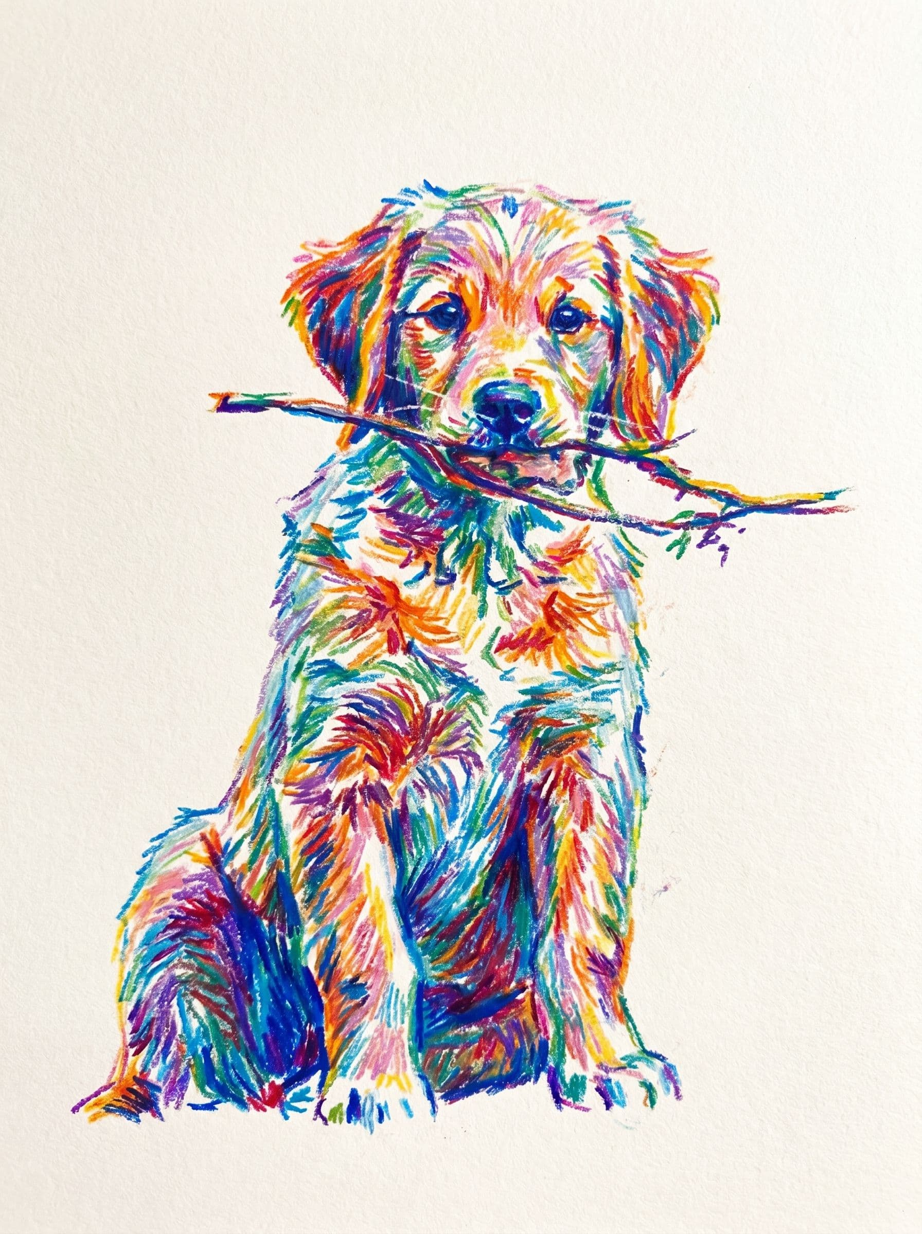 Image in the art style: pastel drawing.