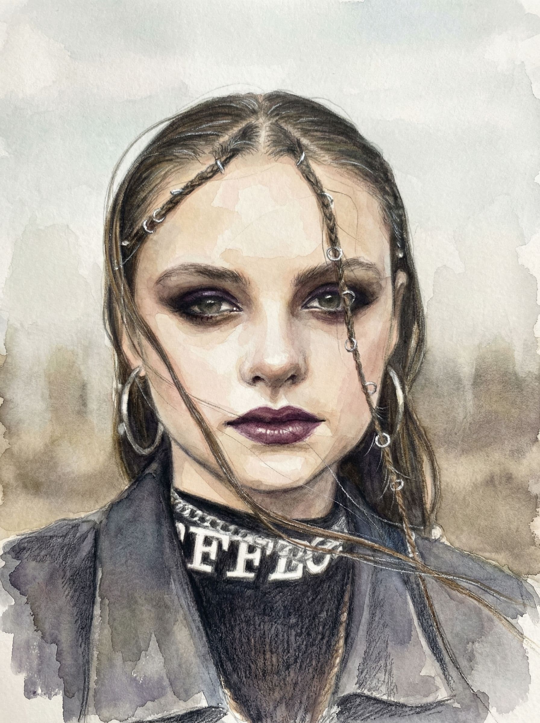 Image in the art style: photorealistic watercolor.