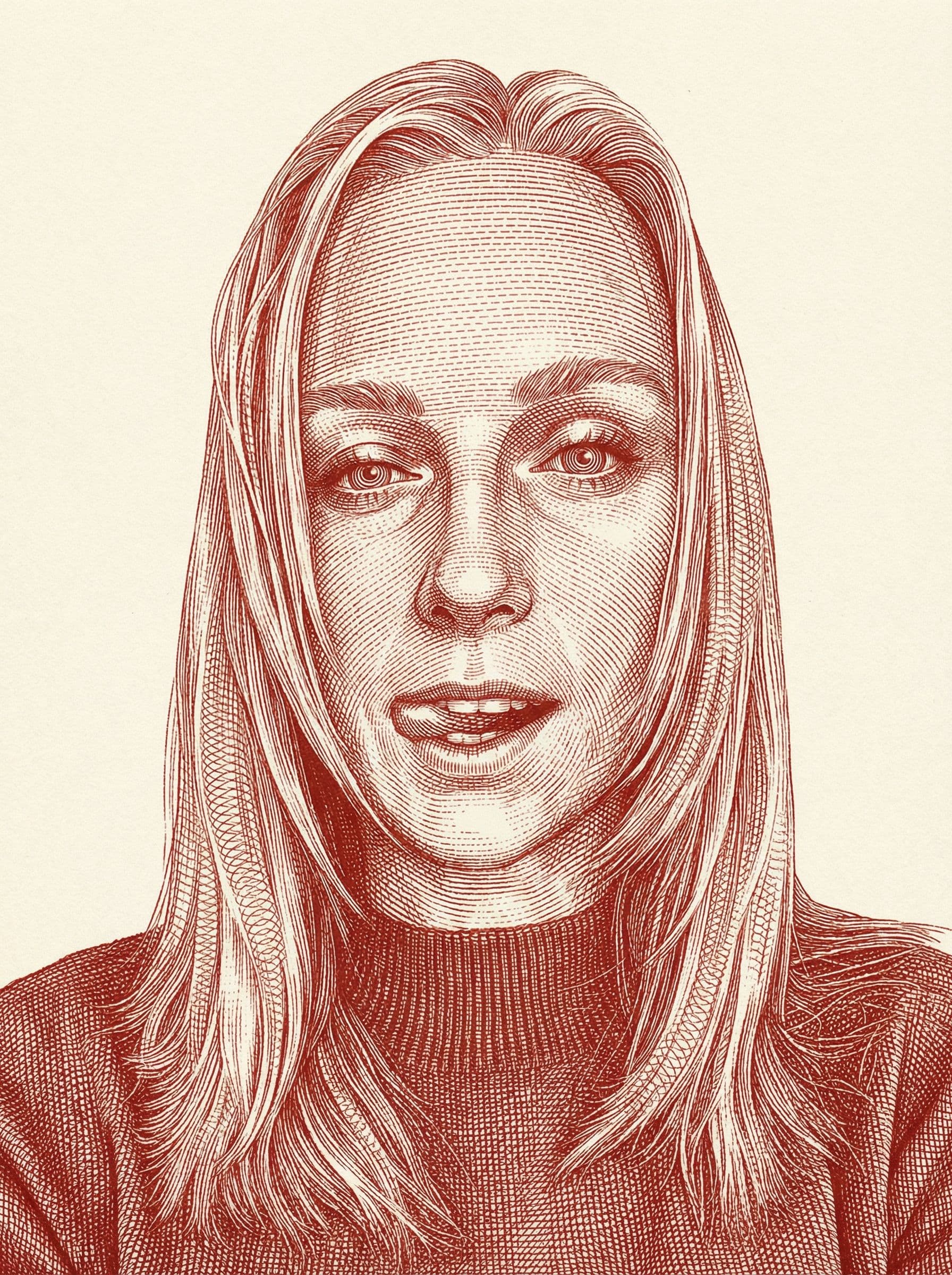 Image in the art style: guilloche linework.