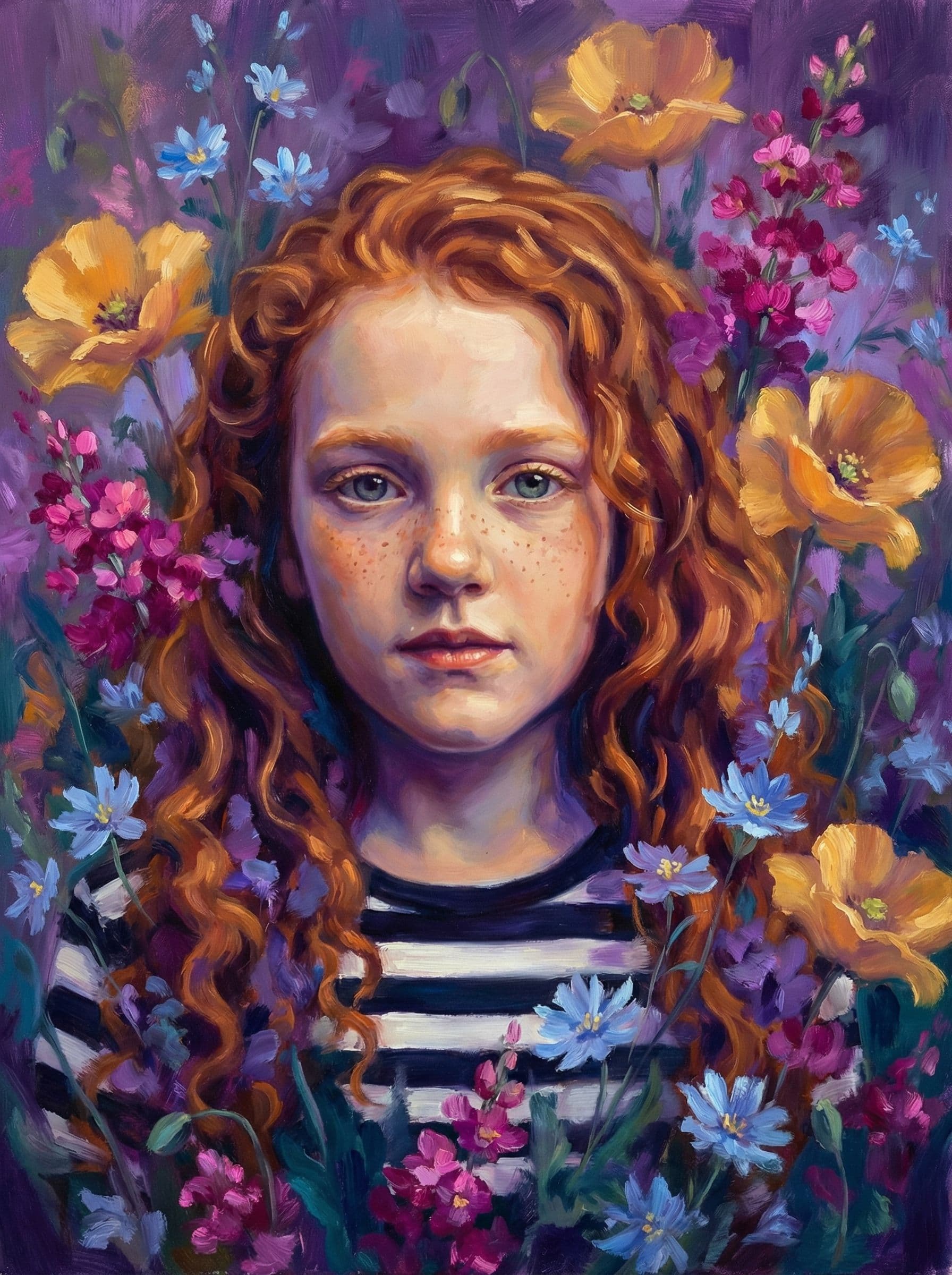 Image in the art style: bloom expressionism.