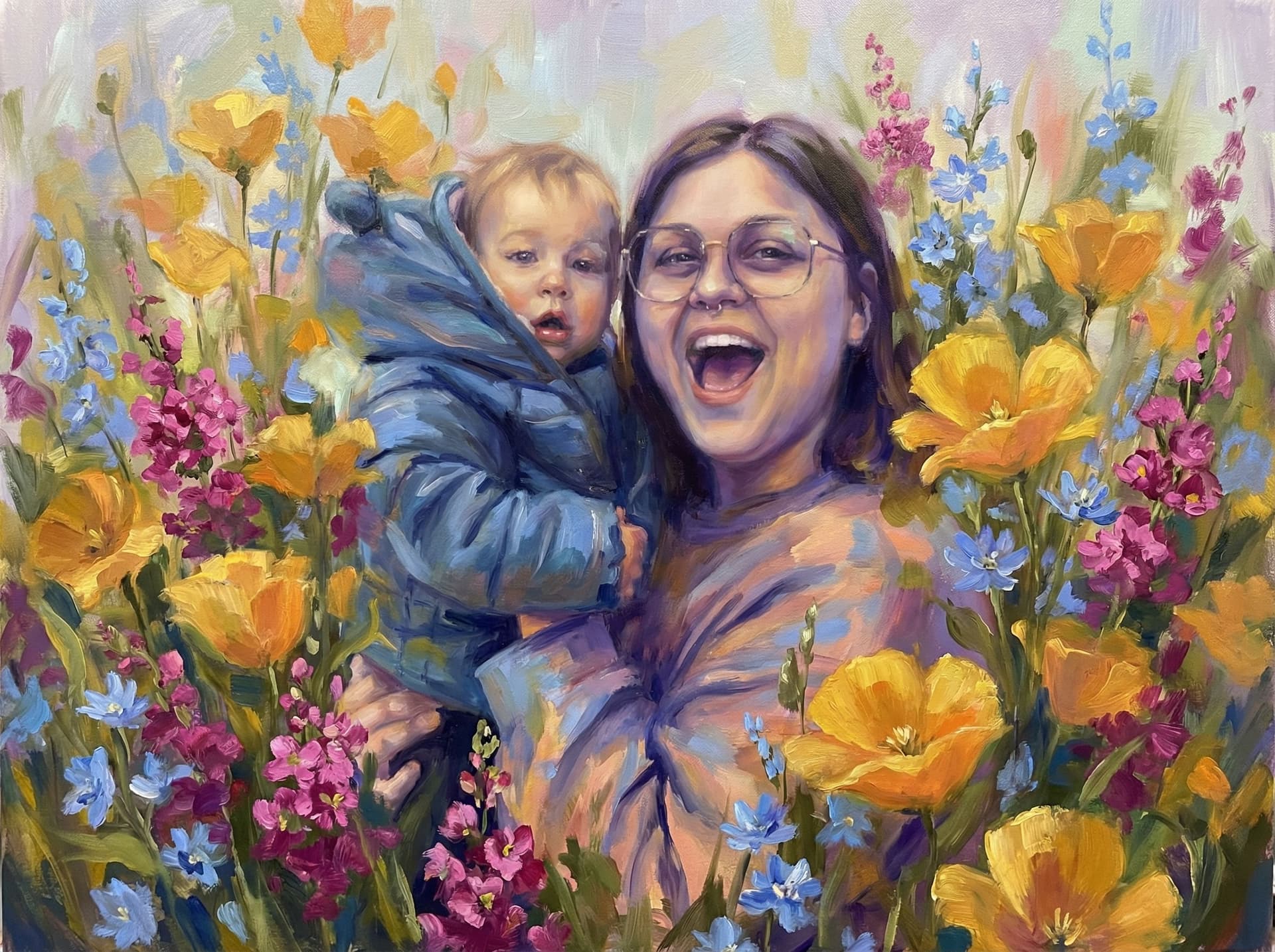 Image in the art style: bloom expressionism.