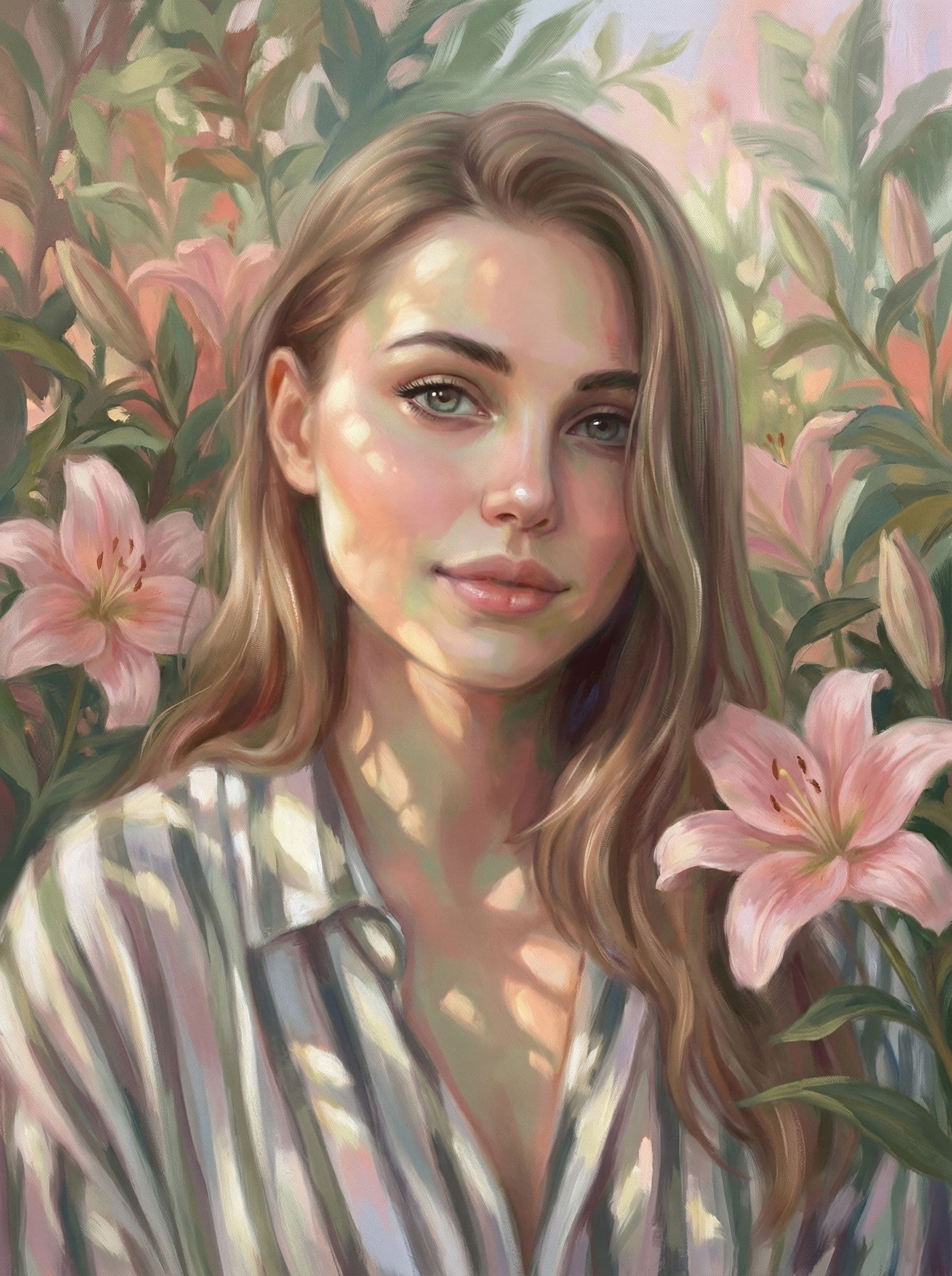 Image in the art style: alla prima botanical.