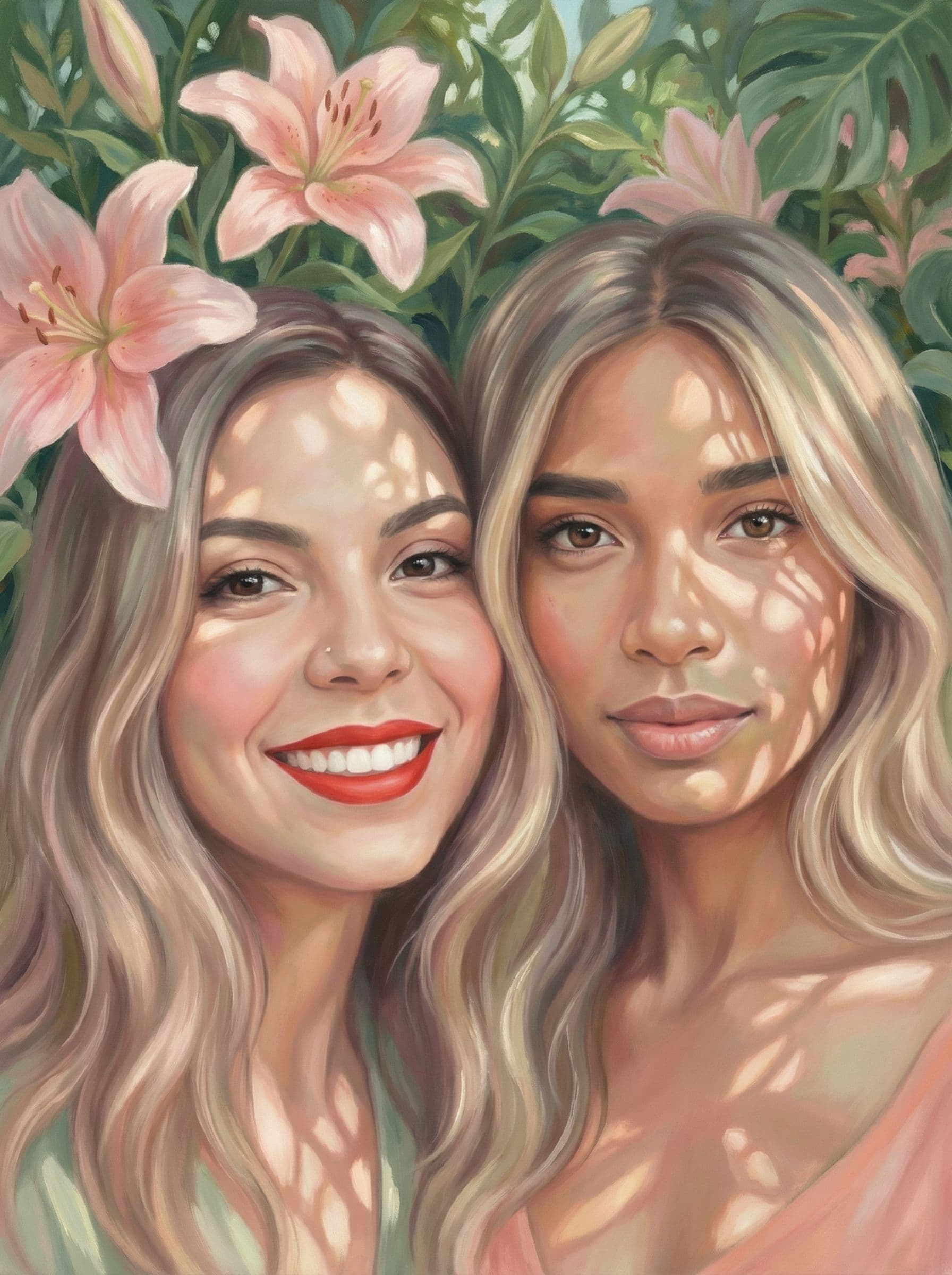 Image in the art style: alla prima botanical.