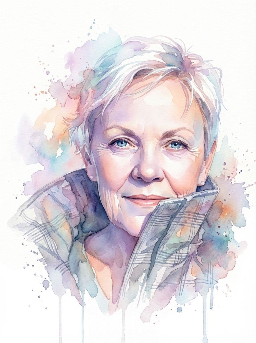 Image in the art style: subtle watercolor.