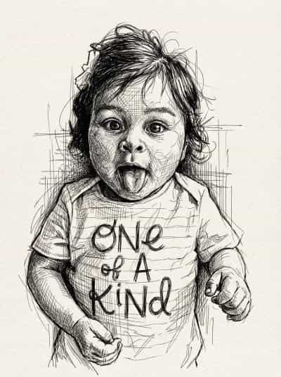 Image in the art style: cross hatching.