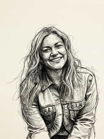 Image in the art style: cross hatching.