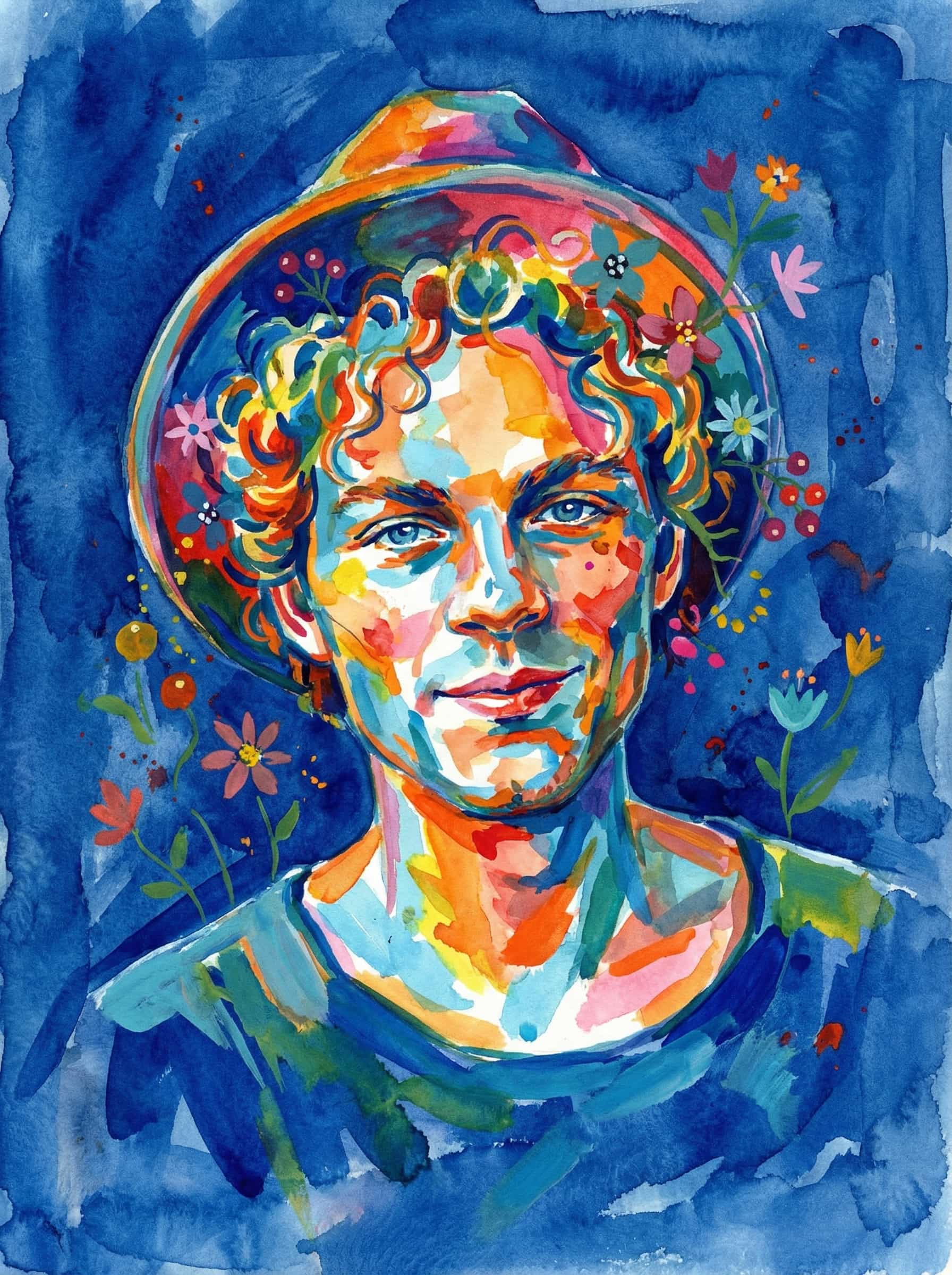 Image in the art style: floral watercolor.