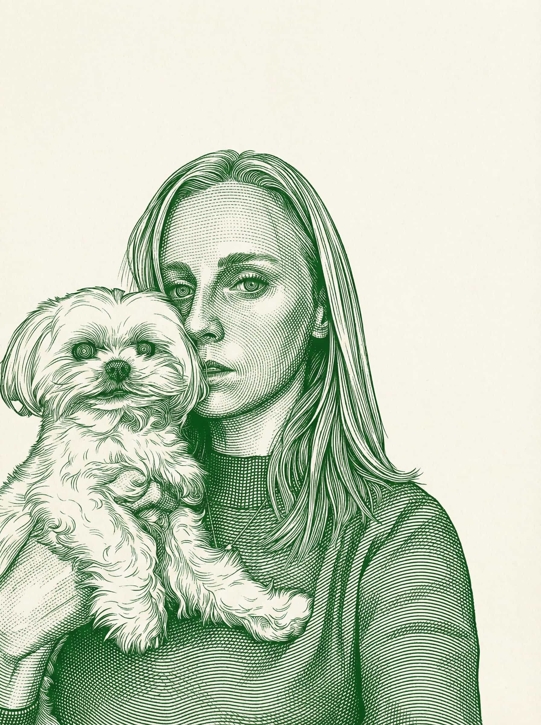 Image in the art style: guilloche linework.