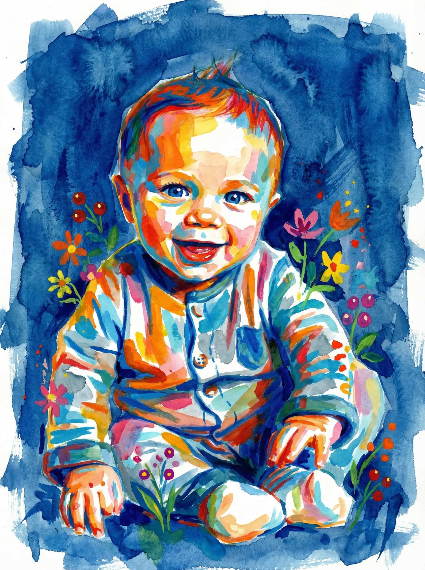 Image in the art style: floral watercolor.