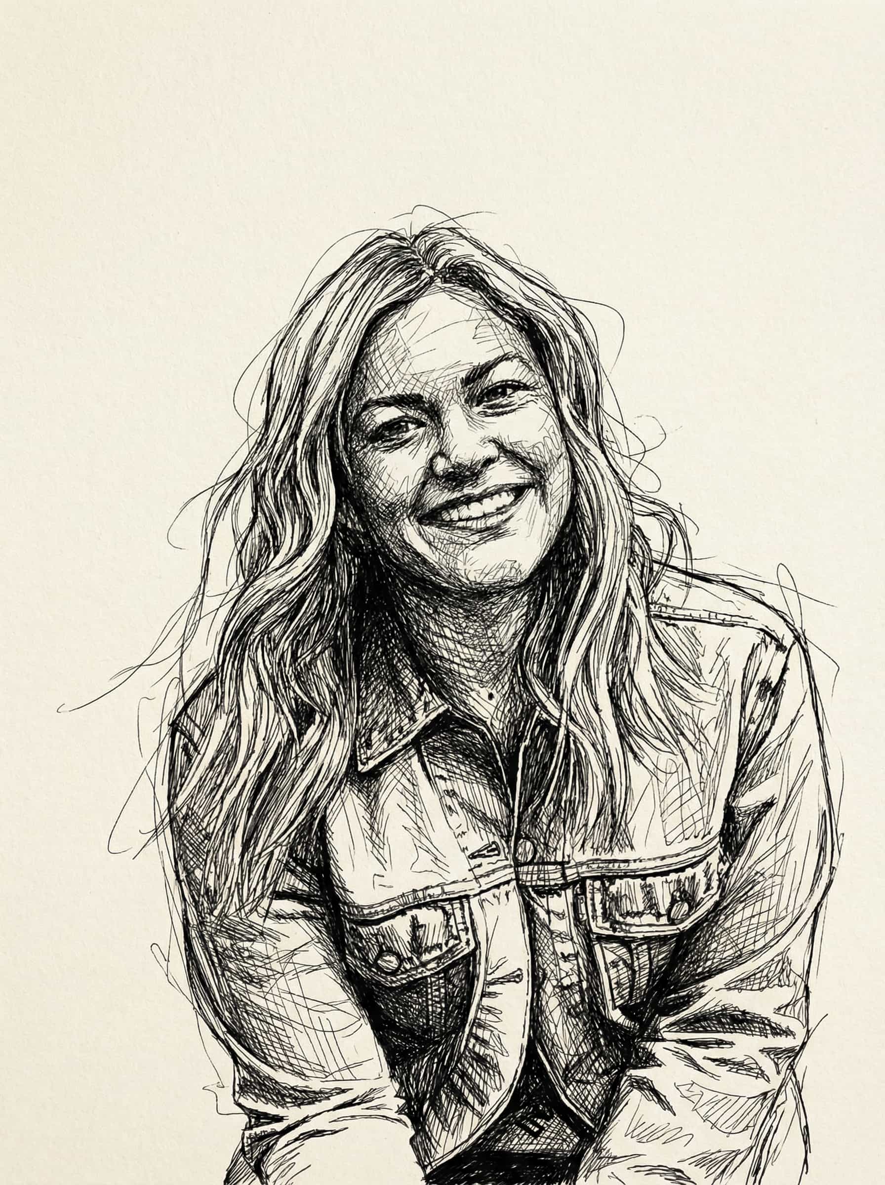 Image in the art style: cross hatching.